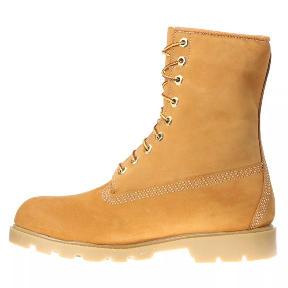 TIMBERLAND MEN'S 8 IN. BASIC WORK BOOTS WHEAT - Picture 7 of 8